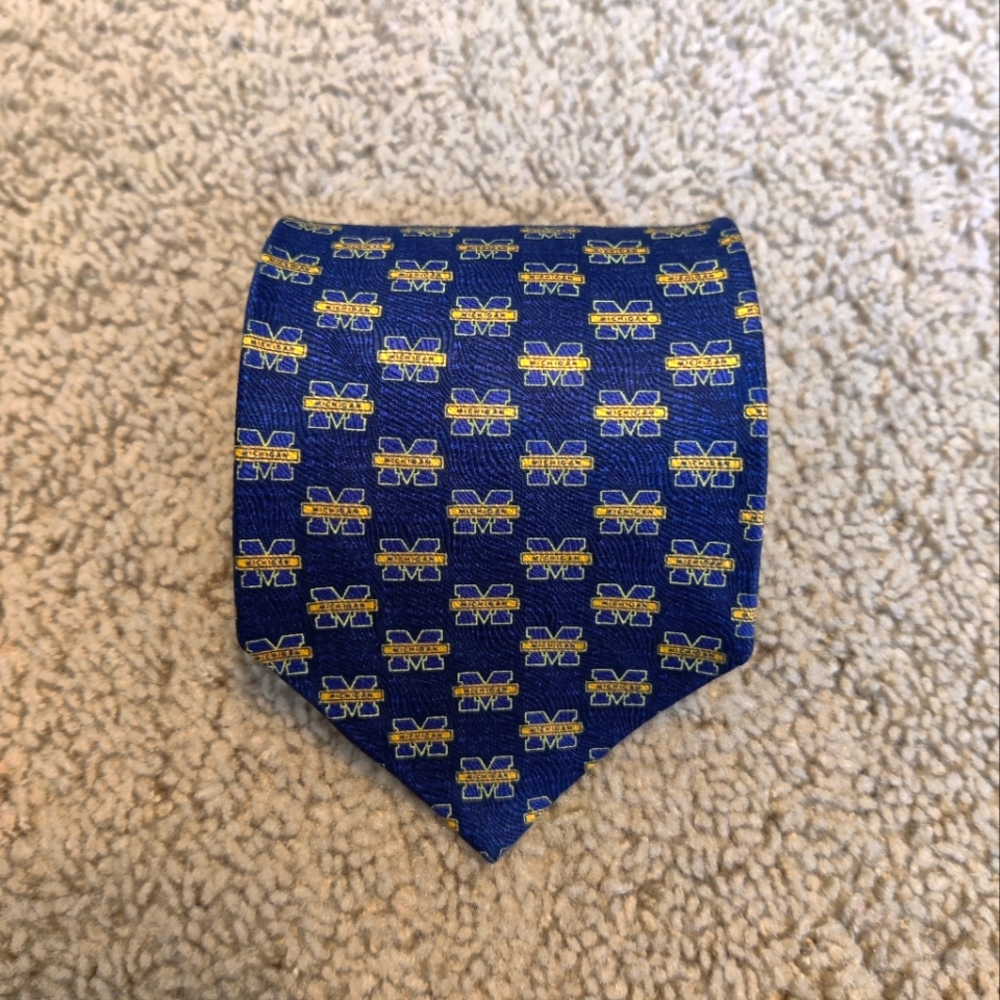 Univ. of Michigan Silk Tie